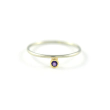 Load image into Gallery viewer, Classic Side Set Birthstone Ring