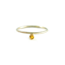 Load image into Gallery viewer, Classic Side Set Birthstone Ring