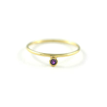 Load image into Gallery viewer, Classic Side Set Birthstone Ring