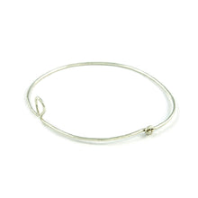 Load image into Gallery viewer, Silver U-Turn Bangle

