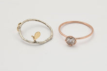 Load image into Gallery viewer, Genuine Diamond Rose Gold Engagement Ring