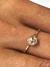 Load image into Gallery viewer, Genuine Diamond Rose Gold Engagement Ring