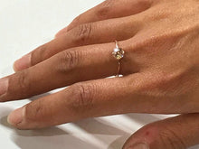 Load image into Gallery viewer, Genuine Diamond Rose Gold Engagement Ring