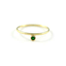 Load image into Gallery viewer, Classic Side Set Birthstone Ring
