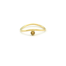 Load image into Gallery viewer, Wave Birthstone Ring
