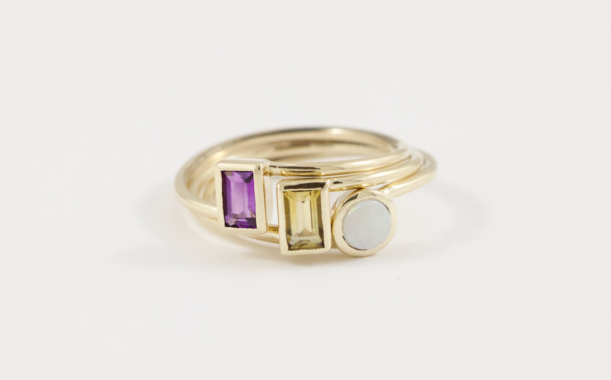 Stackable Breastmilk Cabochon Ring | Unique Jewelry for Mothers
