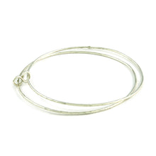 Load image into Gallery viewer, Silver Infinity Bangle
