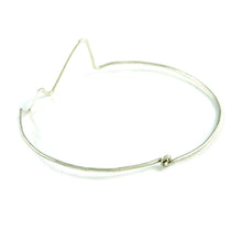 Load image into Gallery viewer, Silver Heartbeat Bangle
